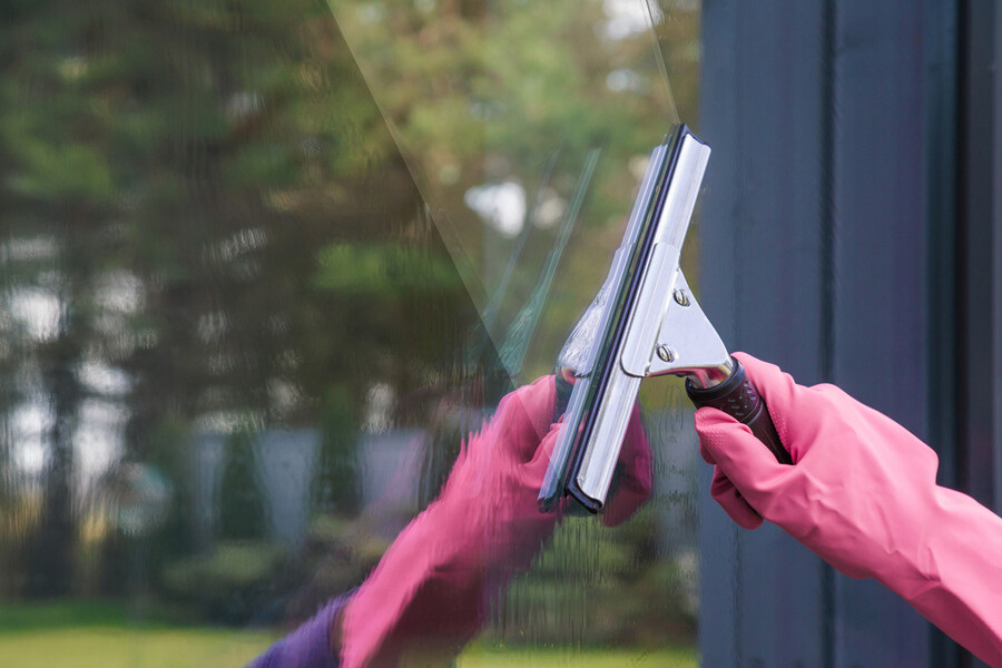 Commercial window cleaning by JayKay Janitorial & Cleaning Services LLC